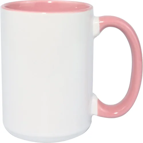Vista 21 de Taza de café de cerámica por sublimación de 15 onzas, 12 colores surtidos, caja de 24 colores variados (12 Assorted colors)