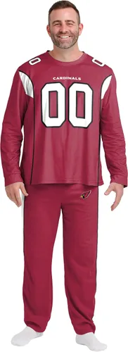 Vista 21 de FOCO NFL mens Nfl Team Logo Gameday Ready Jersey Pajama Set
