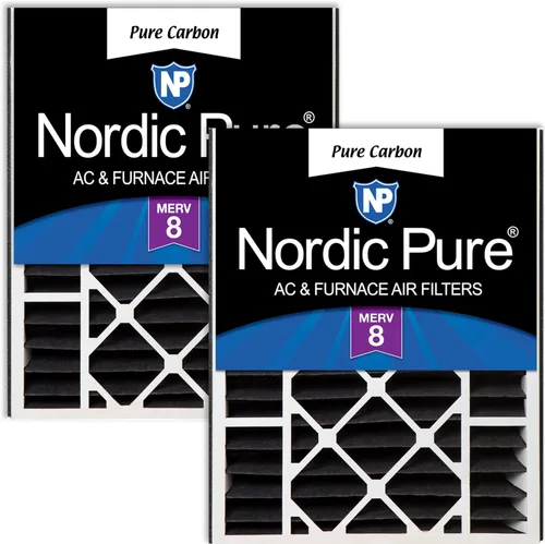 Vista 42 de Nordic Pure 20 x 25 x 5 (tamaño real: 19 3/4 x 24 1/4 x 4 7/8) Filtro de aire Air Bear Merv 8 de repuesto para reducción de olores de carbono puro