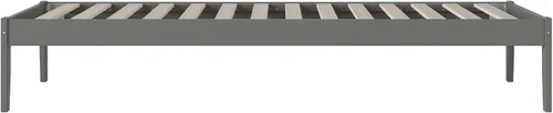 Vista 5 de AFI Colorado - Cama de plataforma tamaño individual XL con estación de carga, color gris
