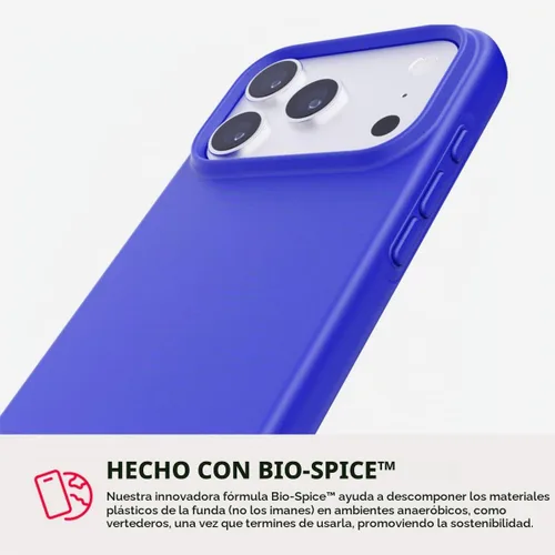Vista 10 de Tech21 EvoLite con MagSafe para Apple iPhone 17 Pro Azul eléctrico