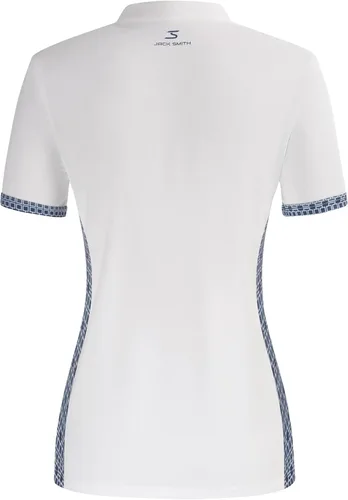 Vista 2 de JACK SMITH Polo de golf para mujer que absorbe la humedad UPF 50+ camisas de manga corta