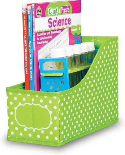 Vista 5 de Teacher Created Resources Contenedor de almacenamiento de lunares lima (20819)
