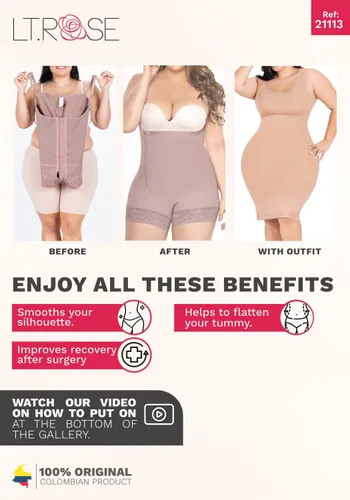 Vista 4 de LT.ROSE Fajas Postparto Colombianas Tummy Control Shapewear for Women