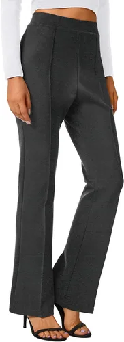 Vista 59 de Urban CoCo Pantalones de trabajo elásticos con corte de bota, pantalones de yoga pequeños para oficina casual
