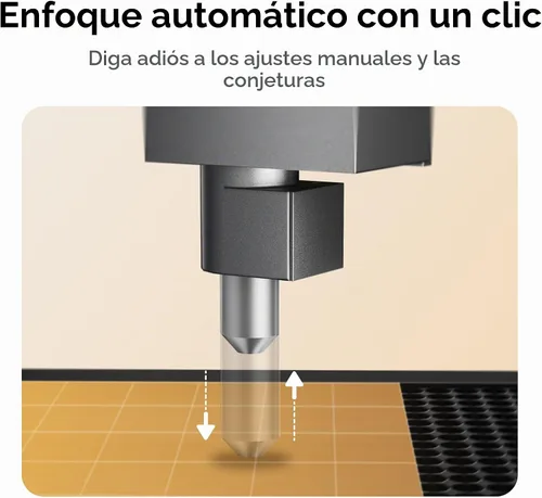 Vista 7 de OMTech Polar Lite - Grabador láser de CO2 con refrigerante láser de CO2, máquina de grabado láser de escritorio de 20 x 12 pulgadas, 55 W para uso