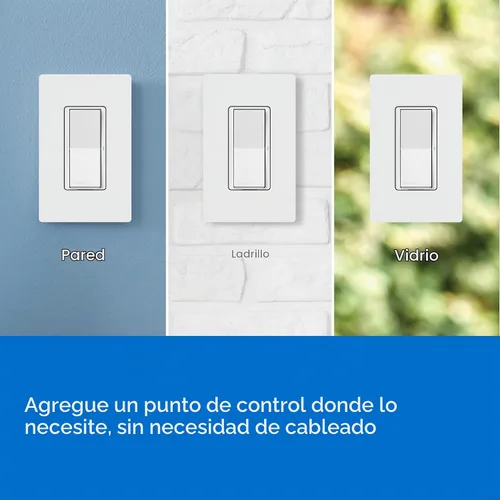 Vista 5 de Lutron Pico Mando de paleta para control de encendido/apagado de interruptores/reguladores inteligentes Caseta, PJ2-P2B-GBL, negro
