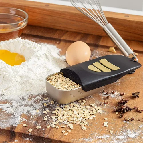 Vista 3 de KitchenArt Pro 12 taza Adjust-A-Scoop, satén