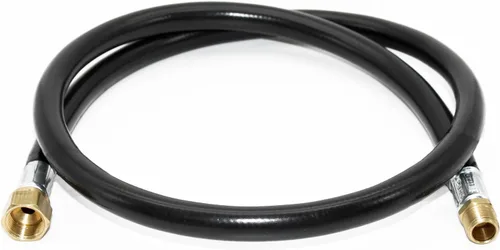 Vista 13 de Flame King Conjunto de manguera de plástico termoplástico de propano de 24 pulgadas, diámetro interior de 3/8 pulgadas, MPT de 3/8 pulgadas x brida