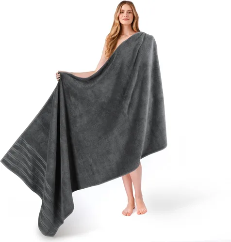 Vista 111 de American Soft Linen - Juego de toallas de 3 piezas, 1 toalla de baño, 1 toalla de mano y 1 toalla pequeña, 100% algodón turco para baño, juego