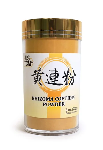 Vista 6 de Rhizoma Coptidis Powder Huang Lian Powder 120mesh (4oz)