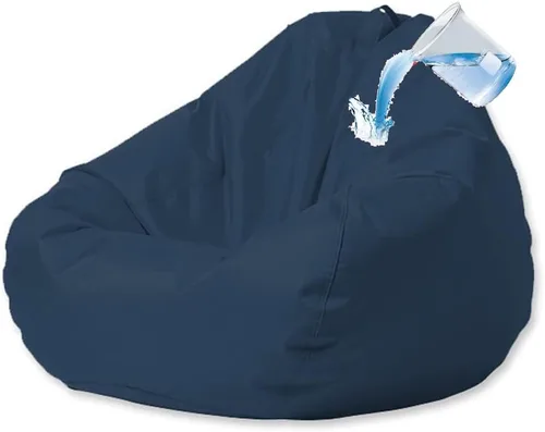 Vista 6 de Funda impermeable para puf para exteriores (sin relleno) para jardín, playa, piscina, puf flotante, puf, silla Oxford para niños y adultos