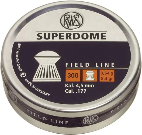 Vista 3 de Umarex RWS Superdome Field Line Pellet Gun Pellets.177 Caliber, 8.3 Grains