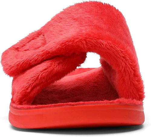 Vista 4 de SOLLBEAM Pantuflas ortopédicas ajustables con soporte de arco ortopédico para mujer para fascitis plantar con talón ortopédico