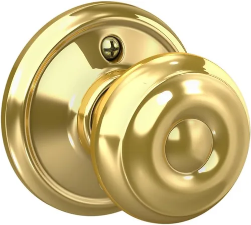 Vista 69 de SCHLAGE F10 GEO 716 Pomo de Puerta Georgiano, Cerradura de Paso para Pasillo y Armario, Bronce Envejecido (Paquete de 4)