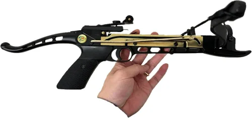 Vista 4 de ManKung - Ballesta de pistola autoarmante estilo cobra de 80 libras con 3 pernos - Estilo múltiple - Arco compuesto - Hecho en Taiwán