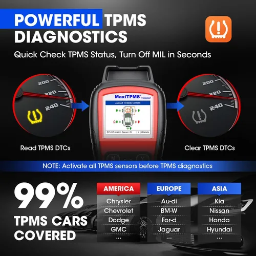 Vista 8 de Autel Kit de herramienta de programación TPMS TS508WF, herramienta de reinicio TPMS con 8 sensores universales MX, versión WiFi de TS408 TS508 TS501