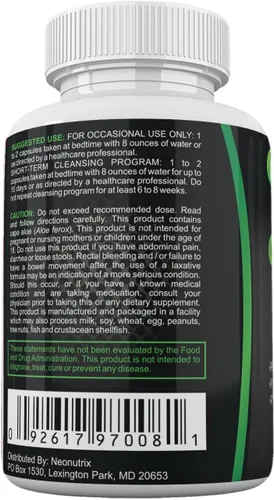 Vista 5 de Laxantes naturales Cape Aloe para aliviar el estreñimiento, promueve la evacuación intestinal saludable, suplemento para hombres y mujeres