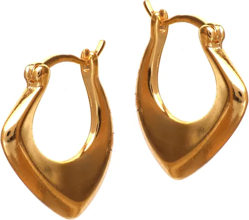 Vista 78 de Gempires - Aretes ligeros y gruesos, delicados y minimalistas, hipoalergénicos, chapados en oro, sin deslustre, diseño clásico, para uso diario