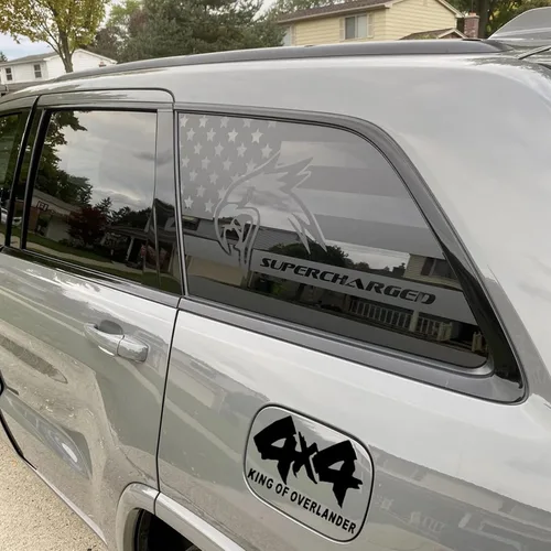 Vista 5 de Calcomanías adhesivas 4X4 para todoterreno, diseño gráfico en vinilo para cama y lateral de camioneta, accesorios universales