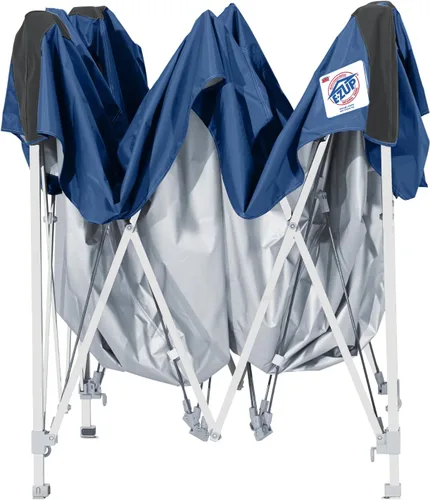 Vista 3 de Toldo E-Z UP de armado instantáneo, Azul Royal Azul real