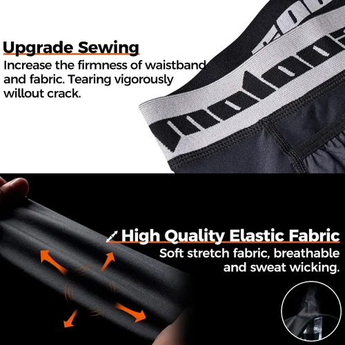 Vista 4 de COOLOMG Pantalones cortos de béisbol acolchados para niños y jóvenes, con bolsillo para copas, de compresión, para sóftbol, fútbol, lacross, hockey