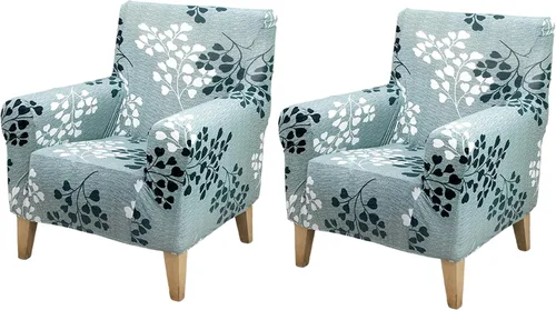 Vista 80 de FUANGUI Funda para Sillón de Banquete con Brazos Fundas para Sillas Elásticas Funda para Sillón Club Funda Suave para Sillón Sofá Cubiertas
