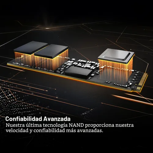 Vista 7 de WD_Black SN8100 SSD NVMe de 1 TB - PCIe 5.0x4, M.2 2280, velocidad de lectura de hasta 14,900 MB/s, velocidad de escritura de hasta 11,000 MB/s