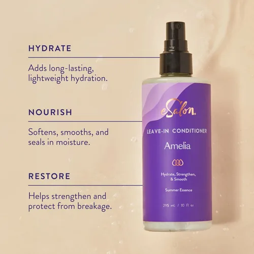 Vista 3 de eSalon Spray acondicionador sin enjuague personalizable, 10 fl oz