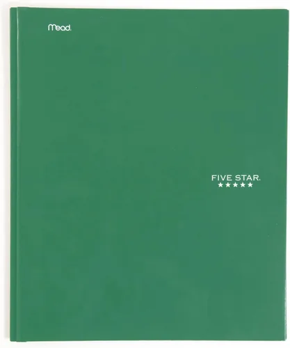 Vista 6 de Five Star Carpeta con ganchos y bolsillo., Negro