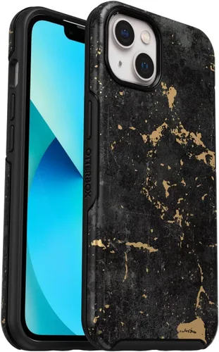 Vista 9 de OtterBox Funda para iPhone 13 (SOLAMENTE) de la Serie Symmetry - Negro, Ultra-Elegante, Compatible con Carga Inalámbrica, Bordes Elevados Protegen