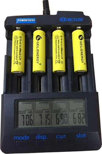 Vista 4 de AA NiCd 600mAh 1.2V Baterías solares recargables para jardín al aire libre luces solares lámpara (20 unidades AA amarillo)
