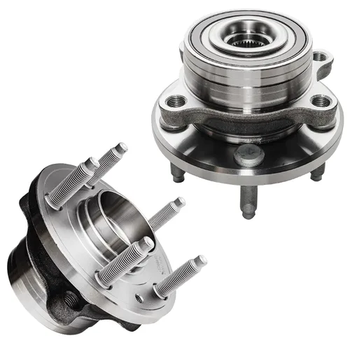 Vista 31 de Detroit Axle - Cojinete de rueda delantera y cojinete de rueda trasera para Honda Civic 1992-2000, Civic Del Sol 1993-1997, 4 lengüetas no ABS 1992