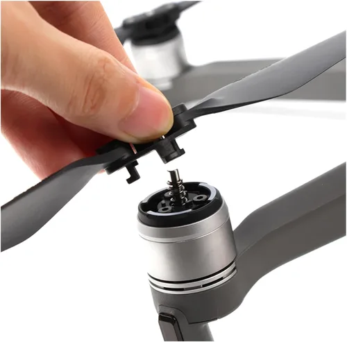 Vista 4 de SeiZed 8743 Low Noise Reduction Propeller Quick-Release Folding Blades Spare Parts Drone Accessories Wings for D-JI Mavic 2 Pro/Zoom