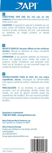Vista 2 de API Rascador de algas para acuarios acrílicos, contenedor de 1 unidad