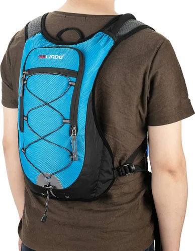 Vista 6 de Mochila de hidratación Mochila de agua para correr con vejiga de hidratación de 2L, paquetes de chaleco de hidratación de ciclismo aislado