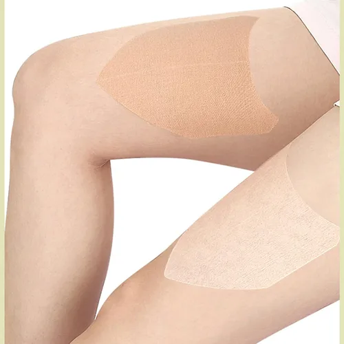 Vista 8 de Pegatinas antirozaduras interiores en forma de V en el muslo,Adhesivo resistente al desgaste cuerpo anti-fricción almohadilla,Parches invisibles