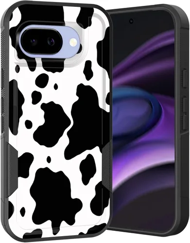 Vista 208 de Funda para Pixel 6A, Híbrida de Doble Capa de Servicio Pesado Resistente a Prueba de Golpes PC Duro + Funda Protectora de Silicona Suave para Google