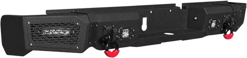 Vista 9 de Vijay Parachoques delantero y trasero para RAM 1500 2013-2018 y RAM 1500 Classic 2019-2024 con placa de cabrestante y luces