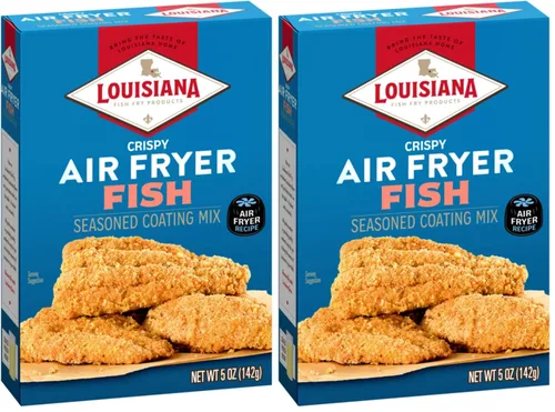 Vista 3 de Louisiana Mezcla de revestimiento sazonada para freidora de aire para pescado