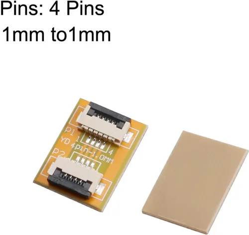 Vista 2 de uxcell Adaptador de conector de extensión de 4 pines a 4 pines de paso de 0.039 in para cable FFC FPC Extend ZIP HDD