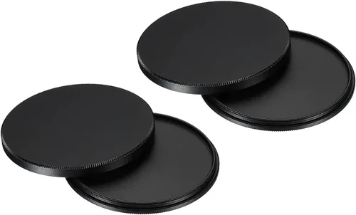 Vista 6 de PATIKIL Tapa de lente de 1.594 in, 2 unidades de tapa de lente de cámara, cubierta universal frontal de metal para filtro de lente de metal