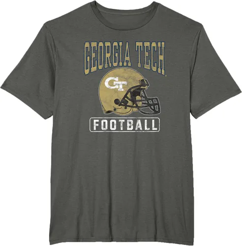 Vista 5 de Georgia Tech Yellow Jackets - Camiseta con casco de fútbol, Negro