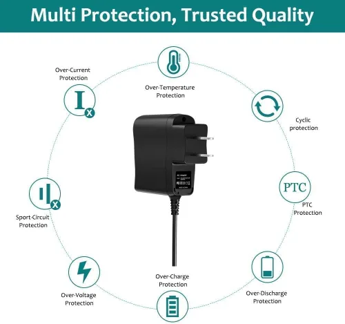 Vista 2 de Adaptador de cargador de corriente CA/CC 1A + cable USB compatible con cámara Nikon Coolpix P900 s AW130 s