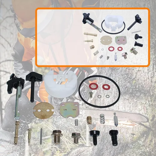 Vista 6 de Reparación de reconstrucción de carburador Carb Carby para Honda GX390 13HP GX 390 piezas de recortadores, kit de reparación de reconstrucción