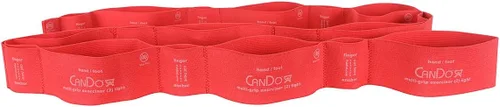 Vista 7 de CanDo Banda de resistencia de ejercicio de 6 pies con bucles de mano/pie para entrenamientos totales del cuerpo, entrenamiento, rehabilitación