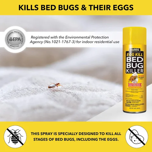 Vista 7 de Harris insecticida para ácaros y sus huevos, spray en aerosol de 16 oz