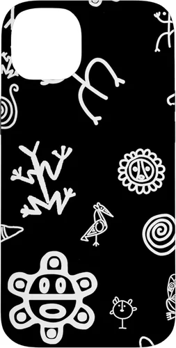 Vista 15 de Simbolos Tainos Tallados Indios de Puerto Rico Boricua Pride - Carcasa para iPhone 17