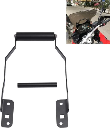 Vista 3 de Soporte para teléfono GPS para motocicleta F900R F900XR 2020-2025, soporte de extensión de manillar para teléfono inteligente y navegación