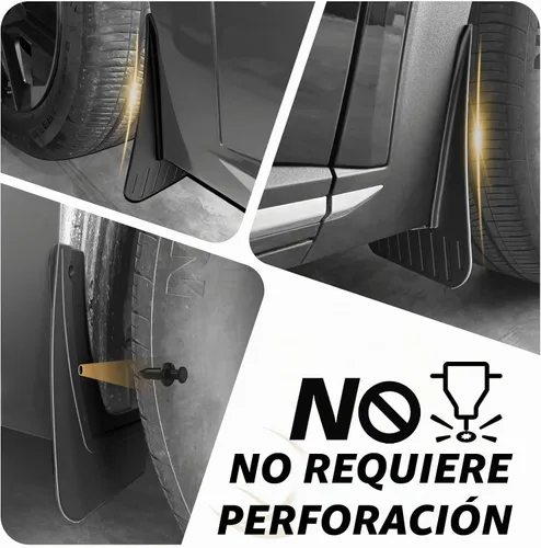 Vista 5 de BestEvMod Accesorios para guardabarros EV6 no GT, guardabarros de protección contra salpicaduras (juego de 4) guardabarros sin necesidad de taladrar